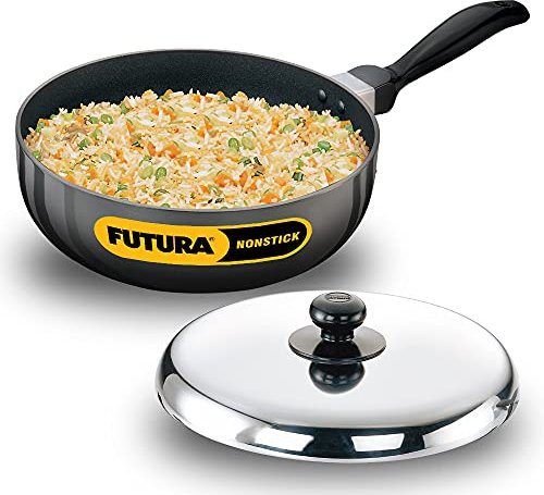 FUTURA Hawkins Nonstick All-Purpose Pan 2.5L, 22 cm, 3.25 mm with SS lid