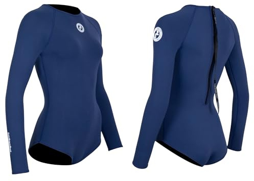Two Bare Feet Women's 2mm Arabella Neoprene One-Piece Wetsuit – Premium Swim Suit for Surfing, Swimming, Scuba Diving & Water Sports, Flexible, Durable, Multiple Styles