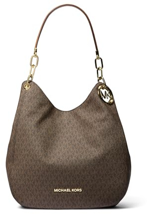 Michael Kors 30T9G0LE3B-252 LG CHAIN SHLDR TOTE Bag Female BRN/ACORN