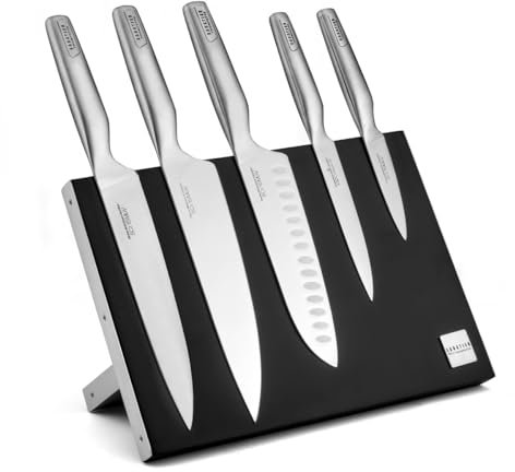 Sabatier Trompette 870100MBA114K Asean Bloc magnétique 5 couteaux de cuisine