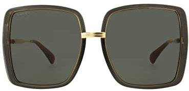 Gucci GG0903S Brille, Grey-Gold-Grey, 60 für Damen, Grau-Gold-Grau, 58