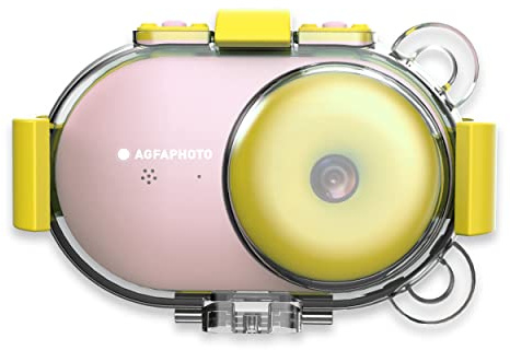 AgfaPhoto Fotokamera, wasserdicht, für Kinder, inkl. MSD8GB Rosa