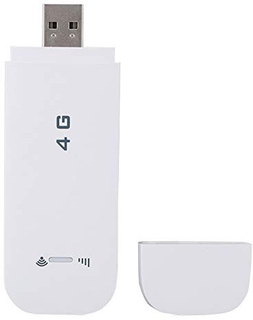 Adaptador de Red inalámbrico USB 4G LTE, Pocket WiFi Router Mobile Hotspot Modem Stick con Ranura para Tarjeta SIM/TF, Plug and Play