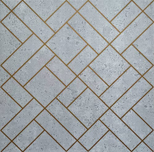 Eurodeco Paneele aus Polystyrol XPS, Deckenpaneele, 3D Wandpaneele, Styropor Dekoren, Decken Retro Vintage Wandverkleidung, 3mm dick - 50x50cm (20m²-80 Stück, GL2 41-ZL)