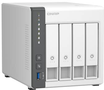 QNAP TS-433-4G/16TB 4 Bay Dekstop NAS Unit with Toshiba N300 Drives