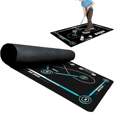 Tappetino da allenamento per hockey, per interni ed esterni, portatile, di precisione, per il controllo della palla, per adulti, bambini, principianti e professionisti