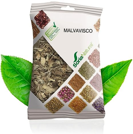 Soria Natural Malvavisco Raíz en Bolsa – Antitusivo Natural – Excelente Laxante Suave - Para Preparar en Infusión o Decocción - Riqueza de Principios Activos - 100% Natural - Bolsa de 75 g