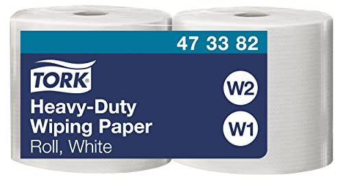 Tork Extra Starke Mehrzweck-Papierwischtücher Weiß W1/2, 2 נ350 Blatt, 473382