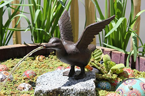 Unbekannt Wasserspeier Ente mit Pumpe