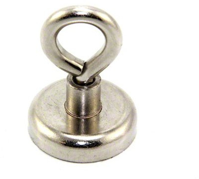Magnet de Sujeción de Neodimio Con Cebolio M6 Para Colgar, Sostener O Mostrar Elementos - 32mm de Diámetro - 36.4kg - Paquete de 10