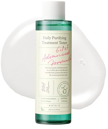 AXIS-Y Täglicher Klärender Toner 200ml - Salicylsäure & Centella Asiatica Porenverfeinerer & Anti-Unreinheiten - Vegane Koreanische Hautpflege BHA Toner