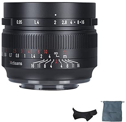 7 Artisans 50mm F0.95 Lens for Nikon Z Mount Camera APS-C Large Aperture Manual Focus Fixed Focus Portrait Lens