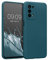 kwmobile Case Compatible with Oppo A74 (5G) / A54 (5G) Case - Protective Slim TPU Cover with Soft Matte Finish - Teal Matte