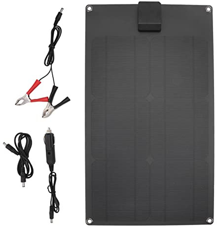 Solpanelsladdare, 20W 18V Solpaneler Stöd 5V USB 18V DC TYPE C-utgång Uppladdningsbar Solarladdare Power Bank Externt batteripaket för kamera bärbar dator Bilbatterier small gift