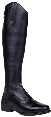 QHP Calgary - Botas de equitación térmicas para adultos, Negro , 39 EU