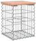 Tidyard Gabionenbank Gartenbank Gabione Bank Sitzbank Parkbank Terrassenbank Balkonbank Steinkorb Gabionenlounge Drahtkorb Bänke Gabionenkorb Ruhebank Gartenmöbel 33 x 31 x 42 cm (B x T x H) Stahl