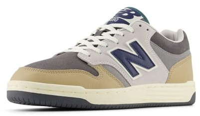 New Balance Men's Bb480 V1 Sneaker, Castlerock/Brown, 4.5 UK