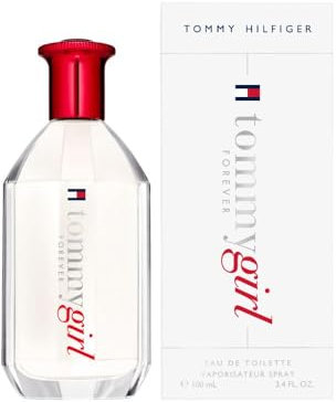 Tommy Hilfiger - Eau de Toilette Tommy Girl Forever 100 ml - Women's Fragrance - Woody Floral Fragrance - Fresh and Fruity Notes - Transparent Glass Bottle