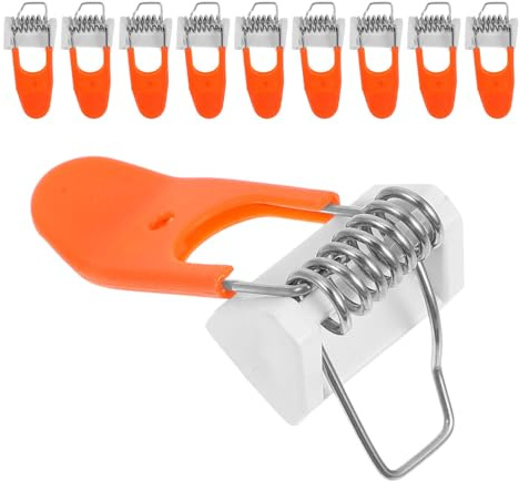 Alipis Lot de 20 Pinces à Ressort en Plastique pour Éclairage Encastré au Plafond Clips de Fixation Flexibles pour Lampes Plafonniers Accessoires D’Éclairage pour Installation