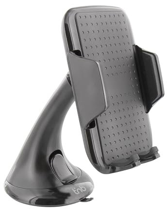 T’NB Koda, Support De Téléphone Voiture Ventouse, Rotation 360°, Mâchoire Compatible avec Tous Les Smartphones Jusqu’à 6 Pouces, Samsung/Huawei/Xiaomi/Apple