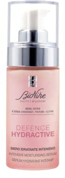 Bionike Defence Hydractive - Siero Viso Idratante Intensivo Detossinante e Antiossidante per Pelli Sensibili e Intolleranti, Idrata Istantaneamente e Dona Luminosità fino a 48 Ore, 30 ml