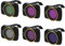 GLOBACT CPL ND-Filter-Set für DJI Mini/Mavic Mini Zubehör – UV, CPL, ND4, ND8, ND16, ND32 (6er-Pack)