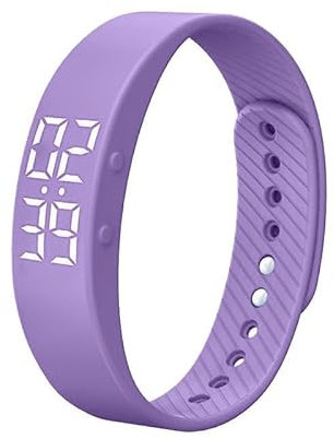 findtime Fitnessuhr Schrittzähler Uhr Herren und Damen Digitale Armbanduhr Digitaluhr Sportuhren mit Messung des Schrittes, Kalorienverbrauchs und der Distanz