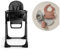 Silver Cross - Gourmet Highchair with Mealtime Set & Silicone Tray - Baby Chair - Portable Highchair - Newborns to 3 Years - Black