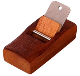 Rabot à main en bois | Rabot manuel en acajou Outil de rabot à main précis multifonctionnel | Fournitures de menuisier Accessoires de bricolage ergonomiques Rabot à bois pour le lissage des surfaces
