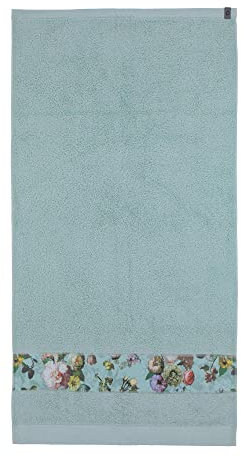 ESSENZA Handtuch Fleur Grün, 70x140 cm - 97% Baumwolle, 3% Polyester - Blumen Pfingstrosen Tulpen