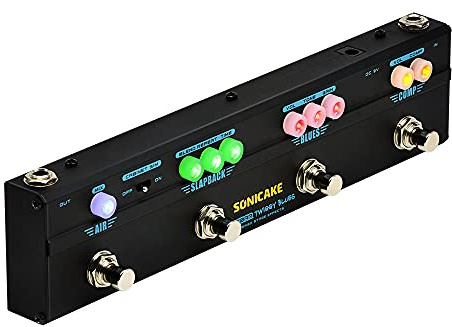 SONICAKE Guitar Multi Effects Pedal Vintage Blues Retro Rock Tone Dumble Overdrive Compressor Delay Reverb Cab Sim Guitar Pedal Twiggy Blues