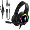 EMPIRE GAMING - Gaming Headset Dark Rainbow G-HD10 -Kompatibel PS4/PS5/Xbox Series/Smartphones/Tablets/PC/MAC Plattformübergreifend -High-Definition-Stereo-Omnidirektionales Mikrofon