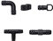 VooGenzek 30 Pièces Raccords d'Irrigation pour Tubes 16mm, Connecteur de Tuyau D'Eau D'Irrigation, Connecteurs Barbelés de Tuyaux pour Système d'Irrigation, Connecteurs Barbelés Systèmes d'Arrosage