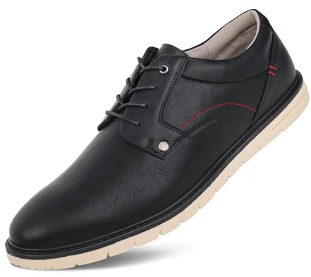 Hawkwell Zapatos Oxford Casuales de Tallas Grandes para Hombre, Zapatillas de Vestir Cómodas y de Negocios Tallas EU 45 46 47 48 49 50 51 52