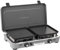 BRUNNER: 2-in-1 Tisch Camping-Kocher 2-flammig Edelstahl Gasgrill & Gaskocher - KOOKMASTER 50mbar mit Grillplatten - mit Gasregler + Gaschlauch
