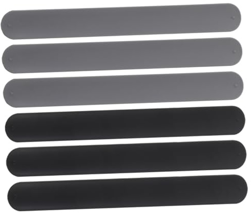 jojofuny 6 Pezzi Bande Organizzatrici per Carta da Regalo in Silicone e Strisce Metalliche Stabile e Facile da Installare Supporto Multiuso per Avvolgimento Regali Poster e Fili Design