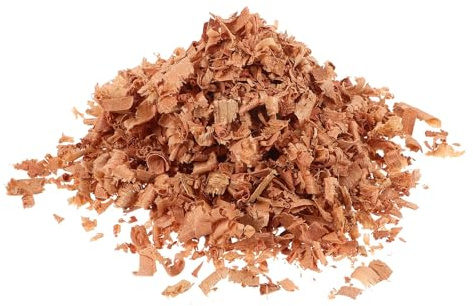 ROMISBABA Natural Mulch 50g Cedar Chips for Cigar Humidor Use and Closet Drawer Sachets for Odour Control