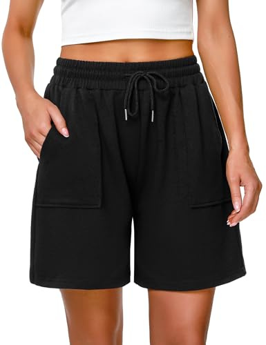 Uniexcosm Running Shorts Women Bermuda Knee Length Lounge Shorts for Women