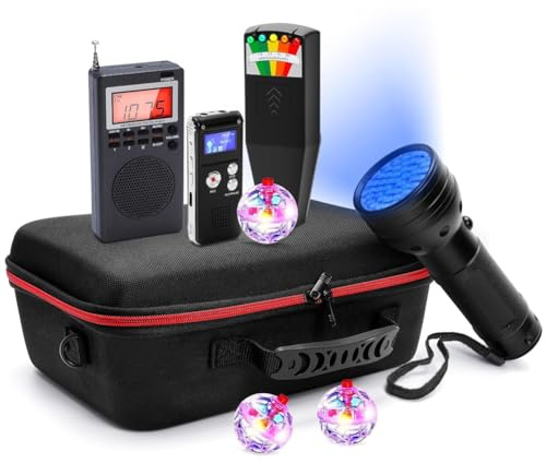 Fpreeza Kit de 8 équipements pour détecter les fantômes, pour débutants et chercheurs. Comprend un testeur d'électromagnétiques.