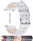 Fullmosa Cinturino 20mm Pelle per Orologi, Cinturino Orologio a Sgancio Rapido per Uomo Donna, Cinturini di Ricambio Smartwatch Compatible con Samsung Galaxy Watch 7 FE 6 5 4 44mm 40mm/Garmin