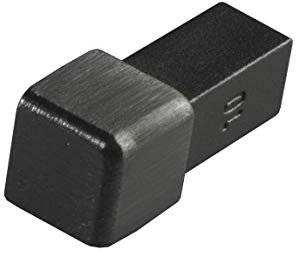 Fuchs Design profilé pour carrelage coin 8 mm carré acier inox V2A brossé