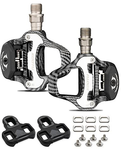 KOOTU Fahrradpedal 9/16 Keo Rennrad Pedale 3-Abgedichtete, rutschfeste, Leichte Legierung Clipless Pedale für Rennrad Gravel Bike Spin Bike MTB Indoor Bike