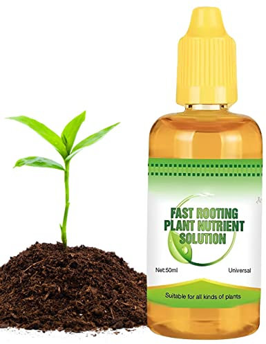 Nupaque Pflanzennährstofflösung für schnelle Wurzeln, Bonsai-Dünger, 50 ml, Hydrokultur-Dünger, Fruchtnahrungsflüssigkeit, Hydrokultur-Nährstoffe, Nährlösung für Rasen, Gemüse