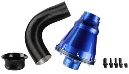 Admisión Aire Filtro Aire Universal Para Coche, 76mm, Cabezal Seta, Fuelle Entrada Energía Aire, Filtro 3 Pulgadas, Limpiador Tuberías Entrada Frío Para Coche SUV Tubería de Admisión(Color:Azul)