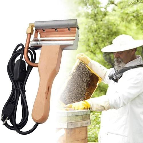 Danive Elektrischer Honigabsauger, Entdeckelungsgabel Imkerei erfüllt Imkereibedarf, Entdeckelungsmesser Imkereiwerkzeuge