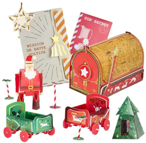 Pandacraft - Boîte aux Lettres de l’Avent - Mission de haute voltige - Calendrier de l’Avent avec 1 Grande Histoire dont l'Enfant est le Héros + 24 Activités - Pour Enfants de 8 à 12 Ans