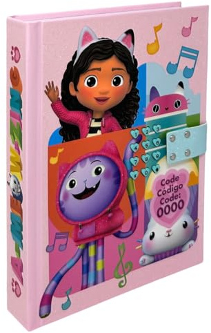 CARTOON Journal secret électronique Gabby's Dollhouse accessoire pour enfants journal avec combinaison électronique