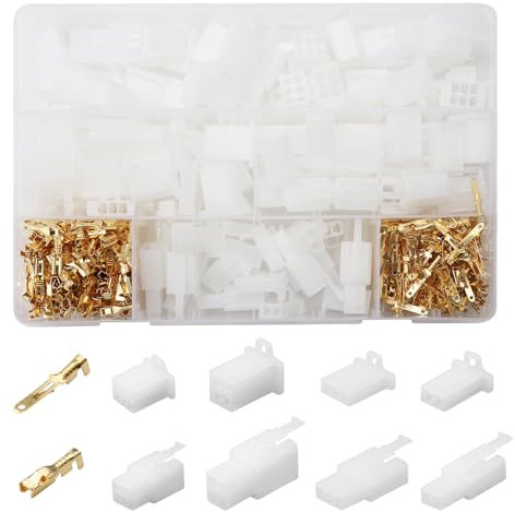 ZMDMAH 480 PCS 2.8 mm Automobile Connecteur Kit 2 3 4 6 Broches, Électrique Moto/Autos de Connecteurs Mâles et Femelles Sertir Cosse Assortiment Kit,pour Moto Voiture Camion Scooter Bateaux
