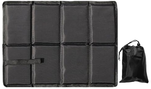 Almohadilla para Sentarse Senderismo | Cojín Asiento Camping - Plegable Impermeable Aislante con Bolsa | Playa Eventos Deportivos Viajes
