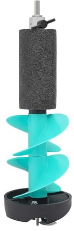Ice Drill for Ice Fishing 6 inch - Portable Ice Auger Drill Attachment for Electric Drill, 2.09lbs Ultra Lightweight with Anti-Loss Float, Ice Fishing Auger Bit with Protective Cover, Blue